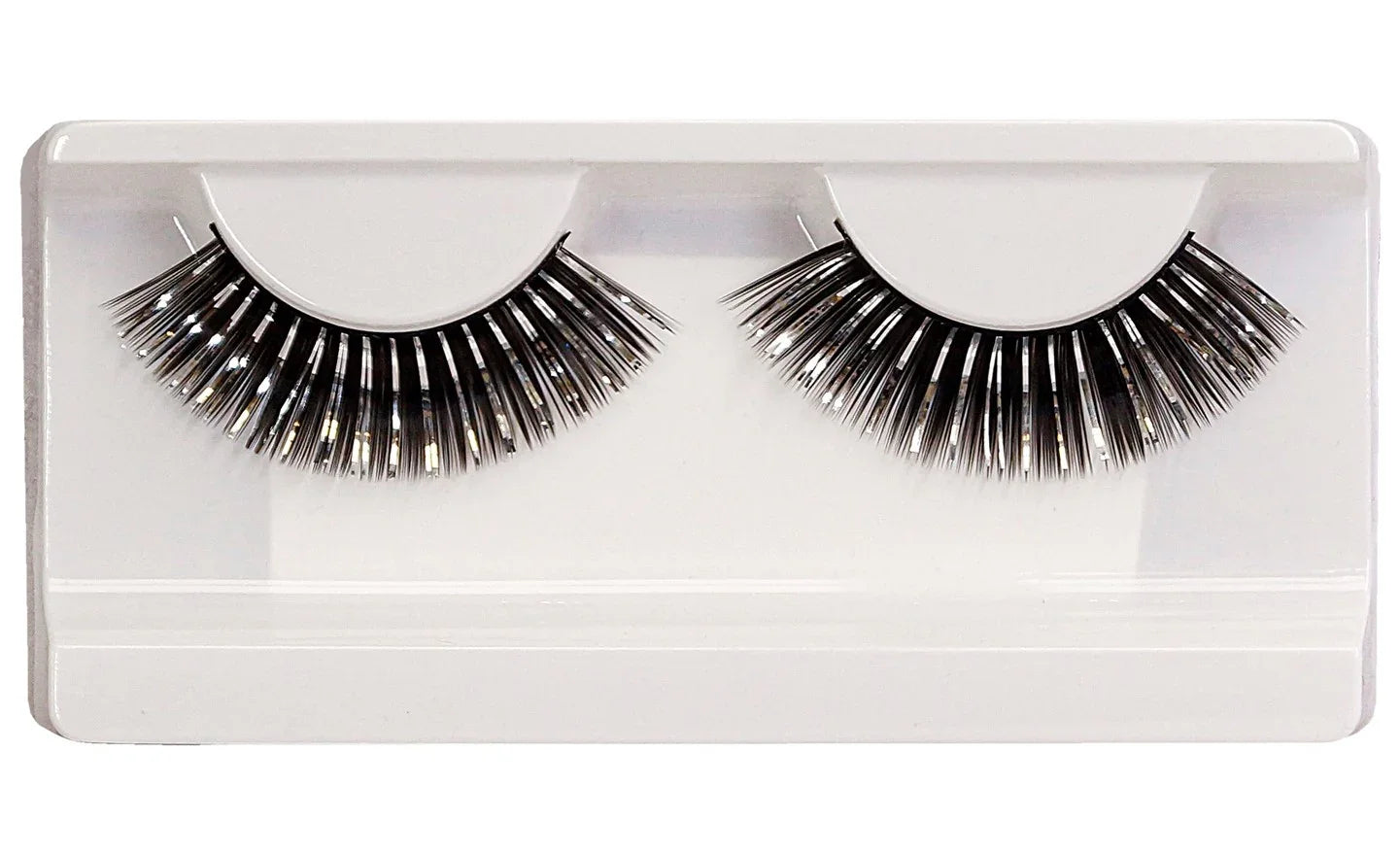 Pestañas Largas Negras y Plateadas Pestañas Widmann
