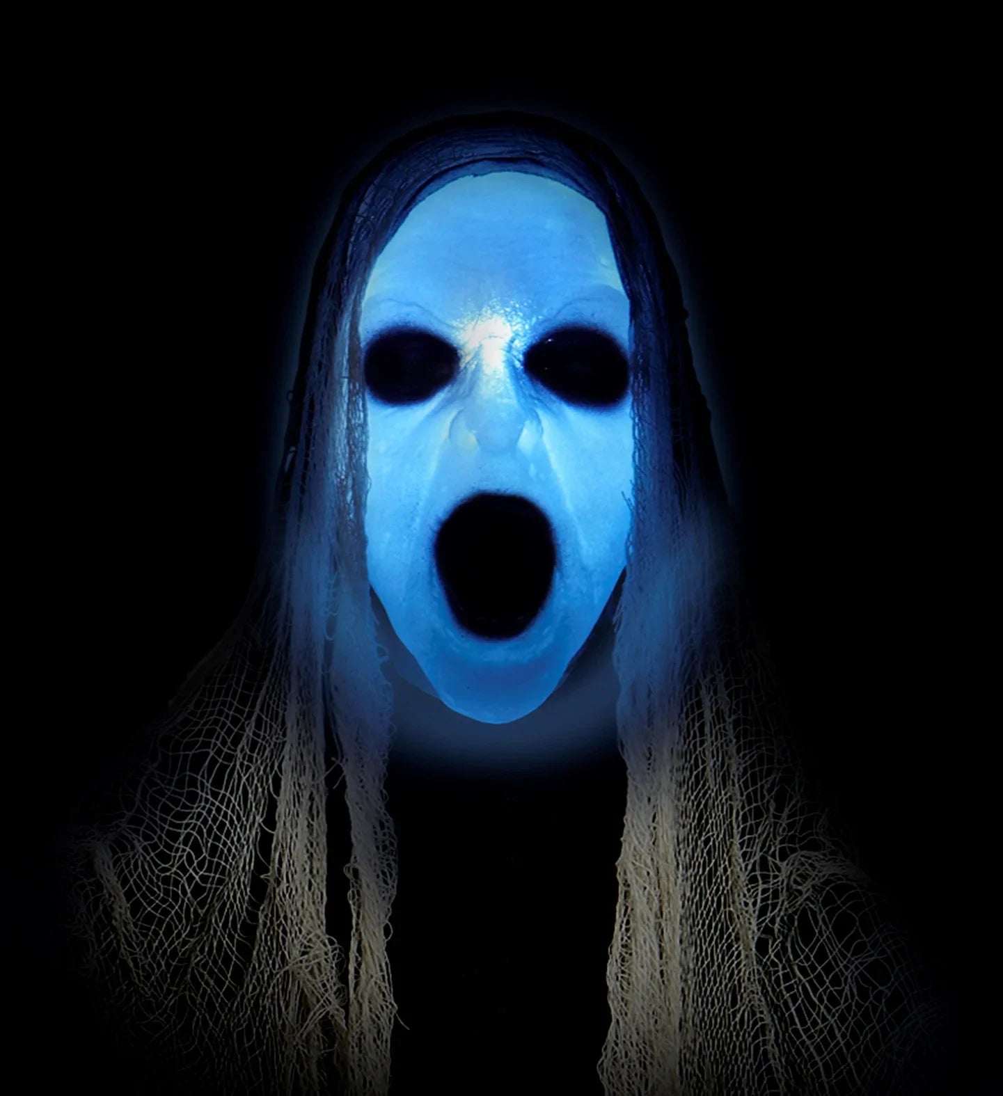 Fantasma Siniestro para Colgar de 153cm con Luz y Sonido Figuras Colgantes Widmann