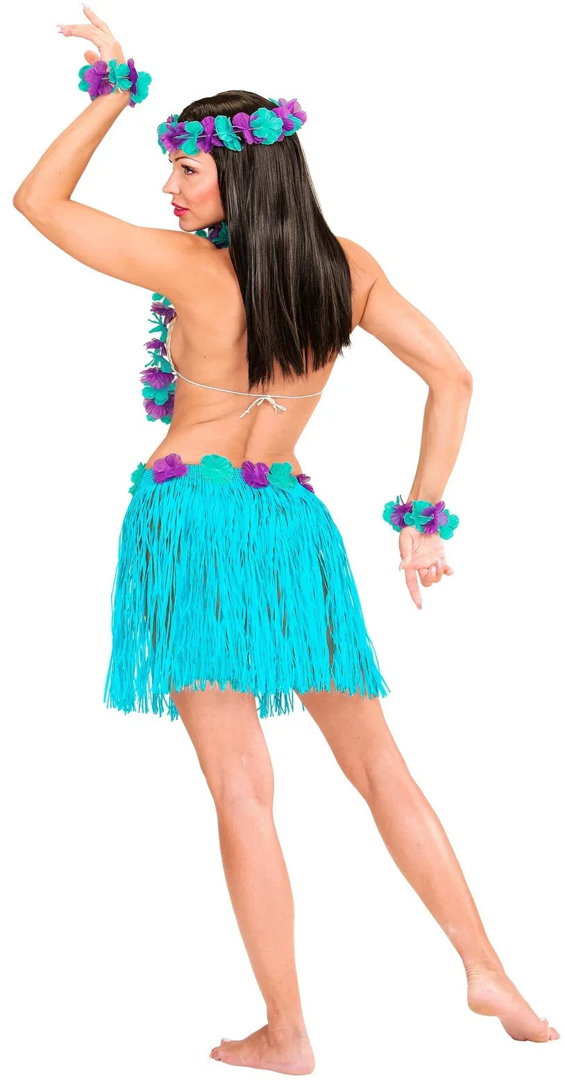 Kit Hawaiano Azul y Morado Complementos Hawaianos Widmann