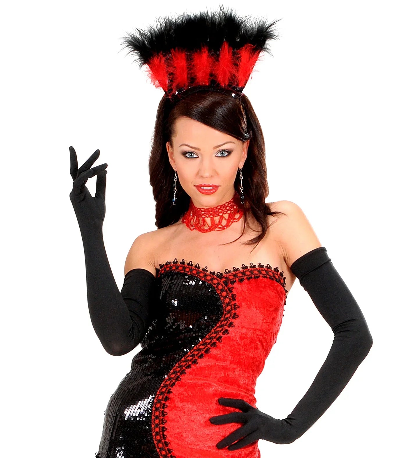 Guantes Largos en Negro Guantes Widmann