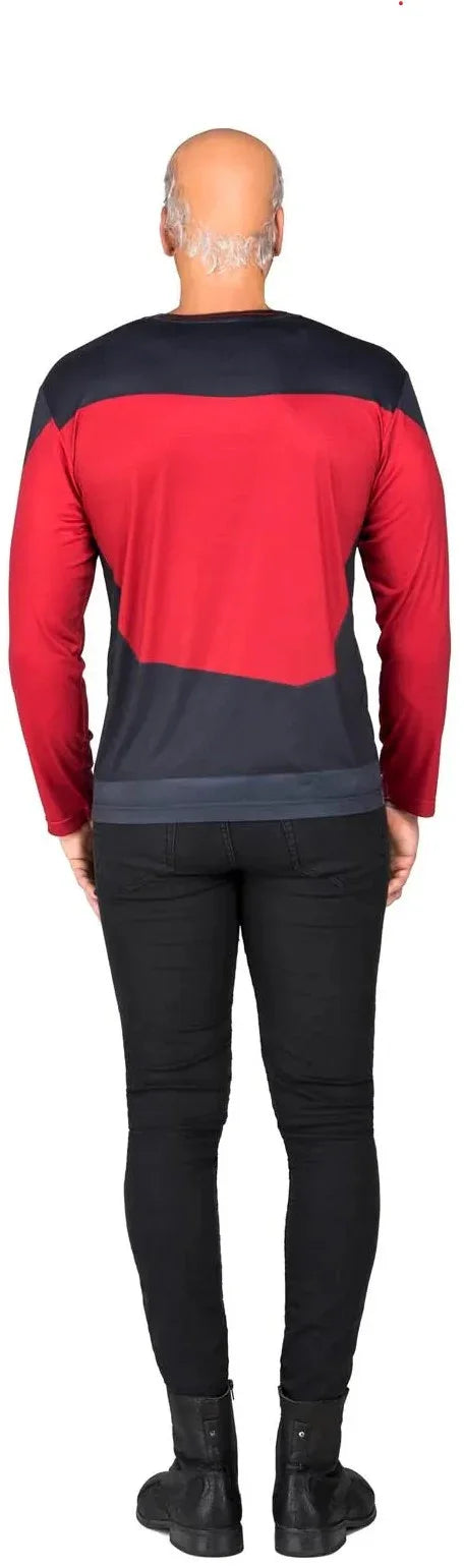 Camiseta Disfraz de Star Trek Picard Roja para Adulto Star Trek Viving