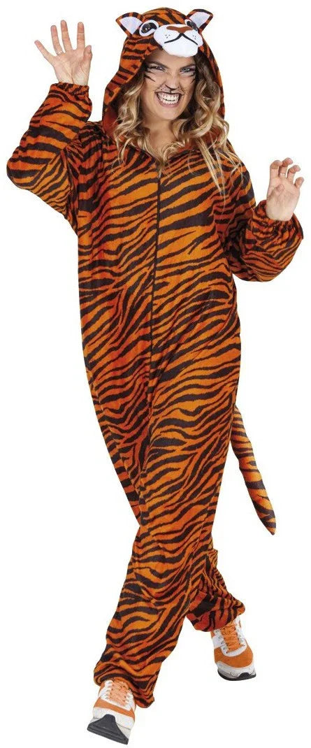 Disfraz de Tigre con Capucha para Adulto Tigre Rubies