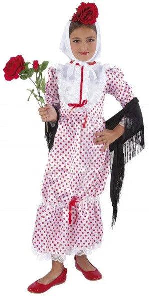 Disfraz de Chulapa Raso Infantil Chulapos y Chulapas Rubies