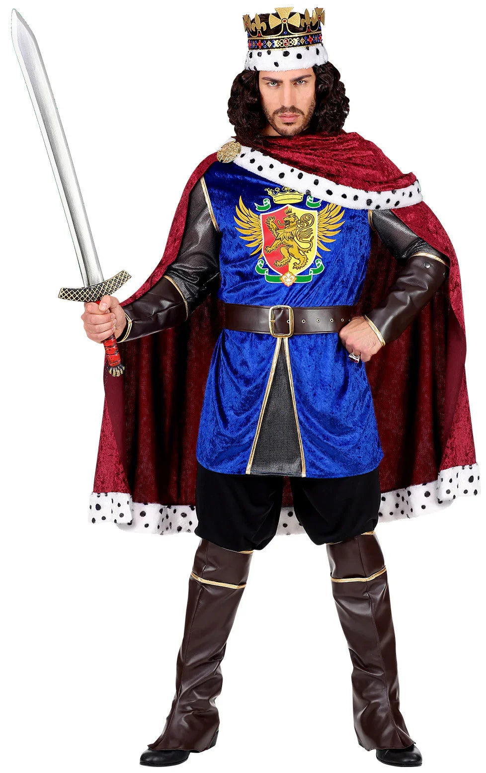 Disfraz de Rey Medieval para Adulto Reyes y Reinas Medievales Widmann