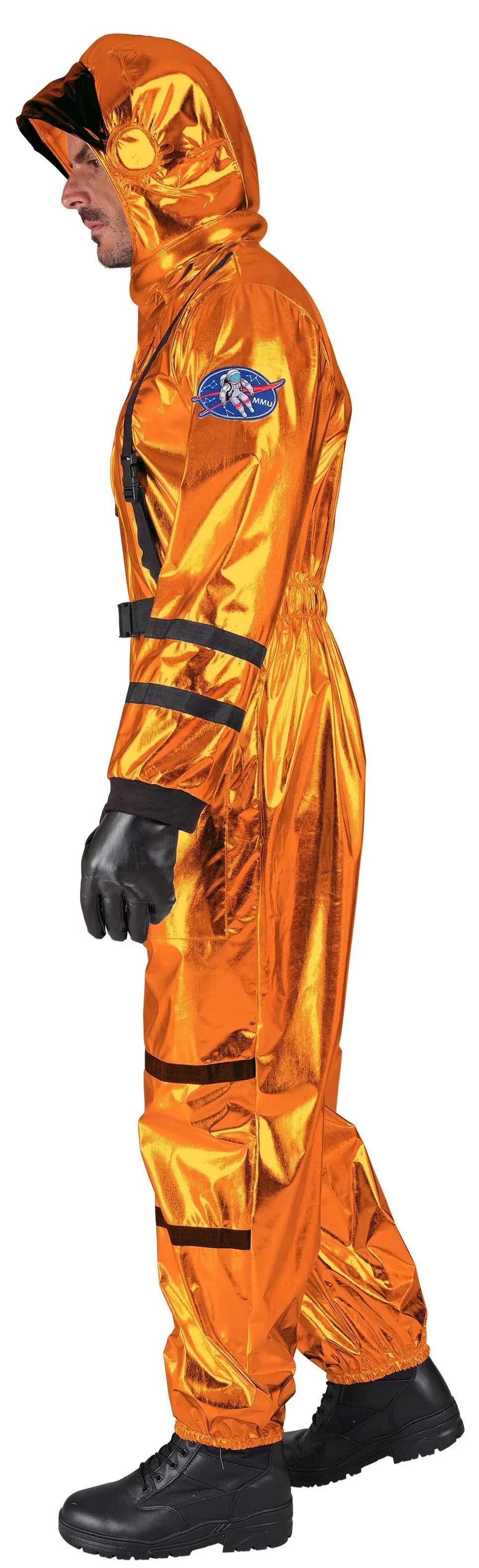 Disfraz de Astronauta Naranja con Casco para Hombre Astronautas Widmann