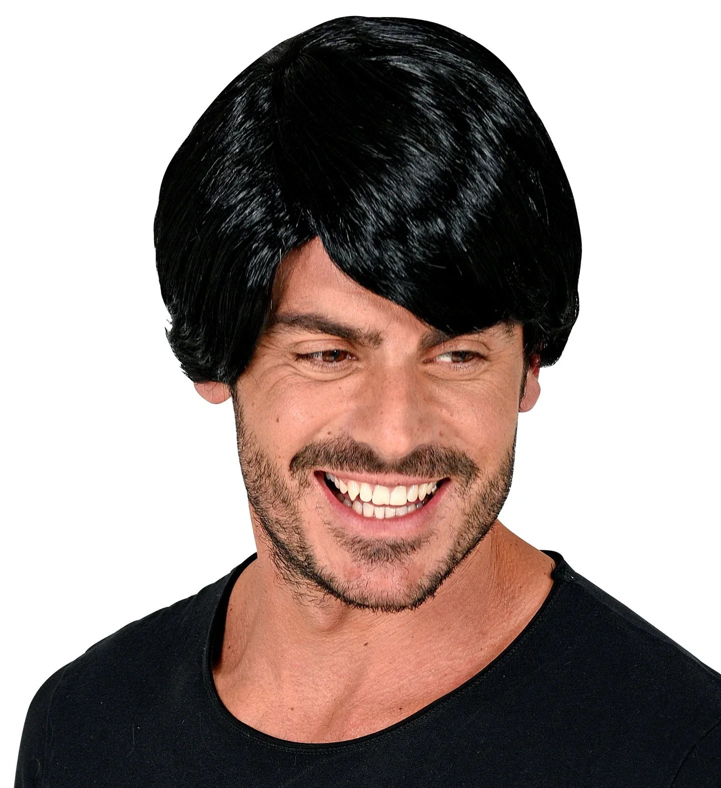 Peluca Morena con Raya al Lado Pelucas Morenas Widmann