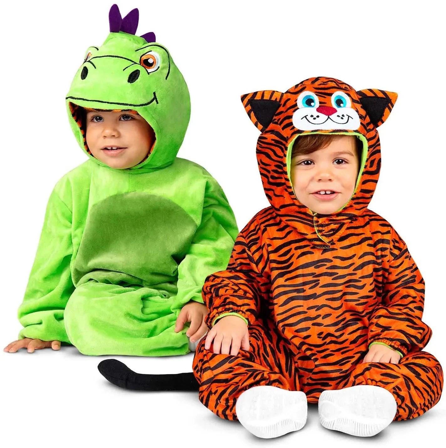 Disfraz de Dragón y Tigre Reversible para Bebé Animales Infantiles Viving
