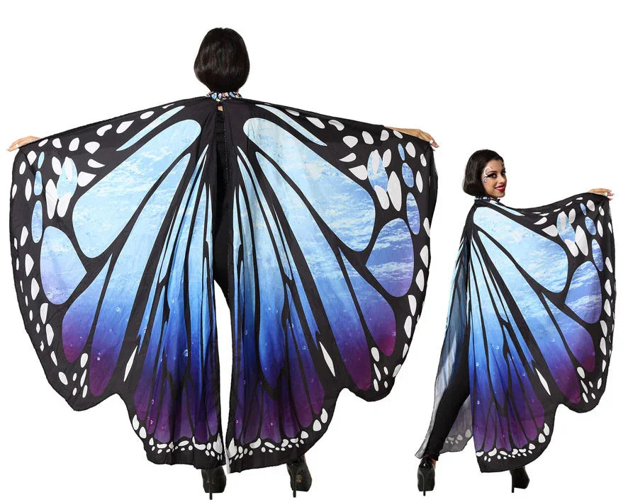 Alas Grandes de Mariposa Azul para Adulto Mariposa Atosa