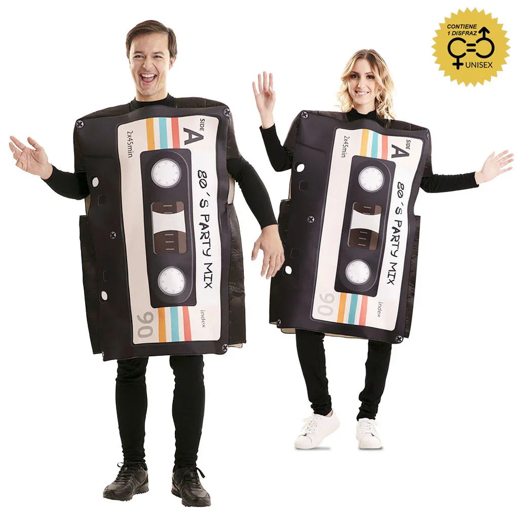 Disfraz de Cassette Años 80 para Adulto Años 80 EuroCarnavales