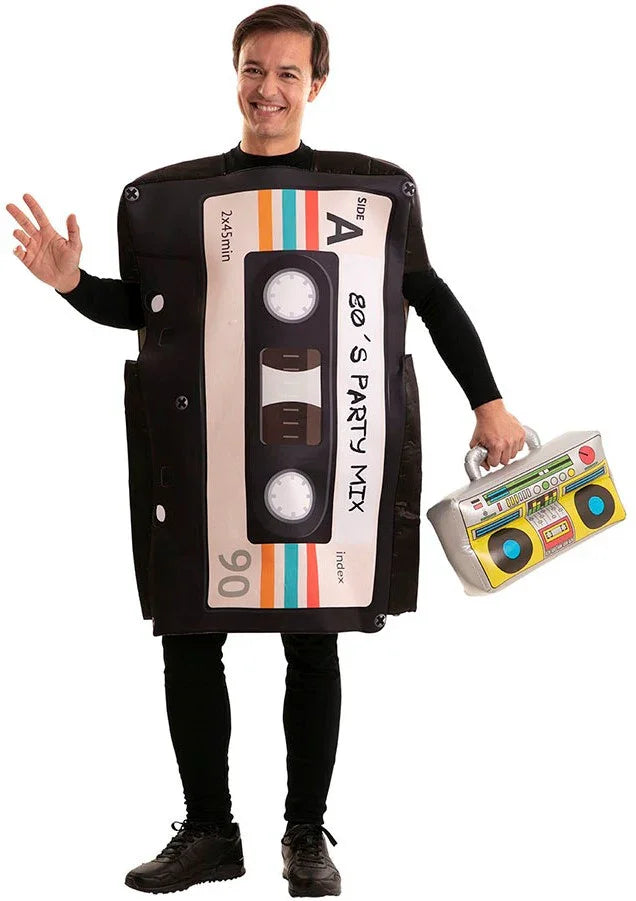 Disfraz de Cassette Años 80 para Adulto Años 80 EuroCarnavales