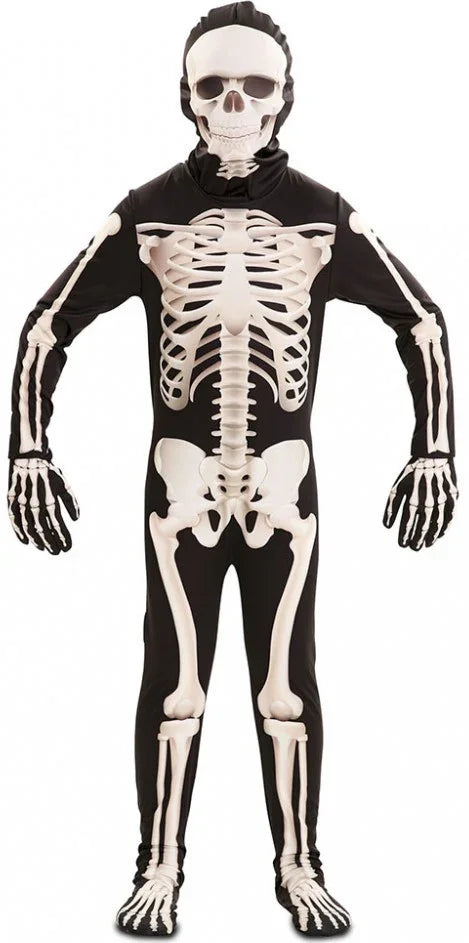 Disfraz de Esqueleto Realista para Niño Esqueletos EuroCarnavales