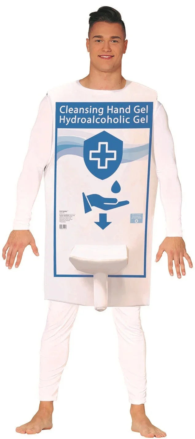 Disfraz de Dispensador de Gel Hidroalcohólico para Adulto Despedidas Soltero/a Guirca
