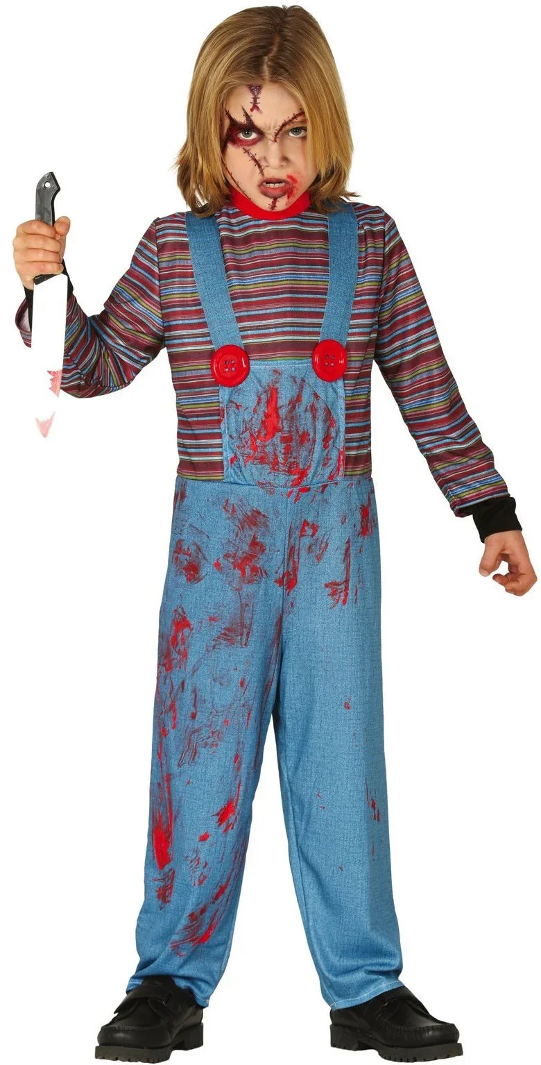 Disfraz de Chucky El Muñeco Diabólico Sangriento para Niño Chucky - El Muñeco Diabólico Guirca