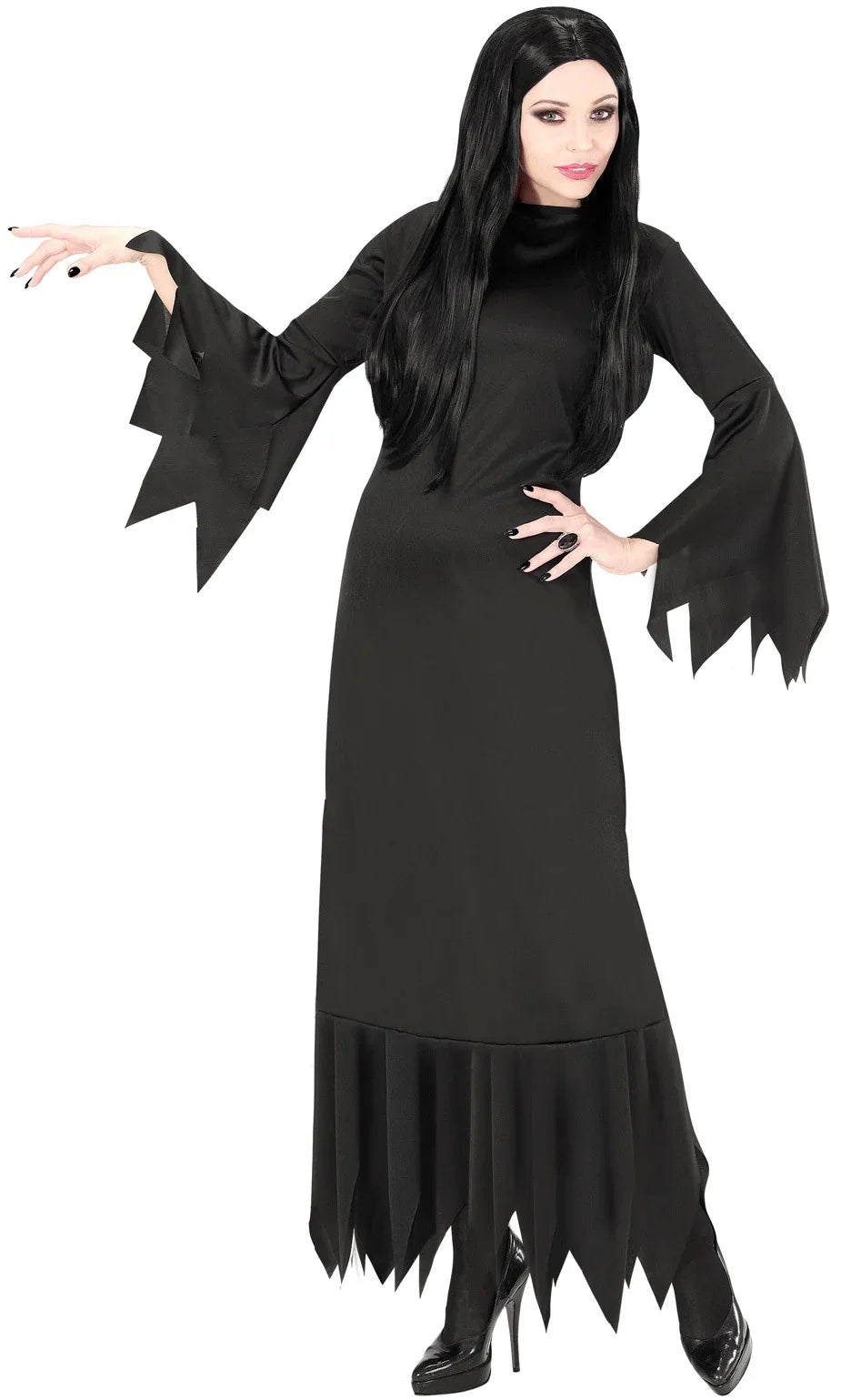 Disfraz de Morticia Oscura para Adulto Morticia Addams Widmann