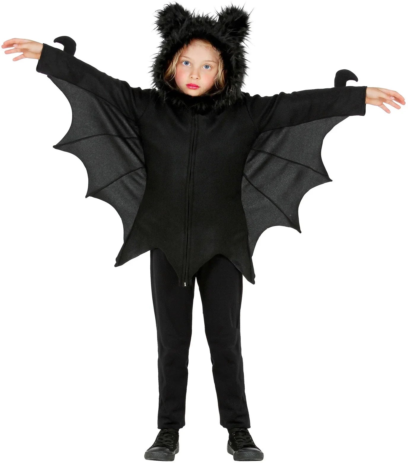 Disfraz de Murciélago Negro con Alas Infantil Vampiros y vampiresas Widmann