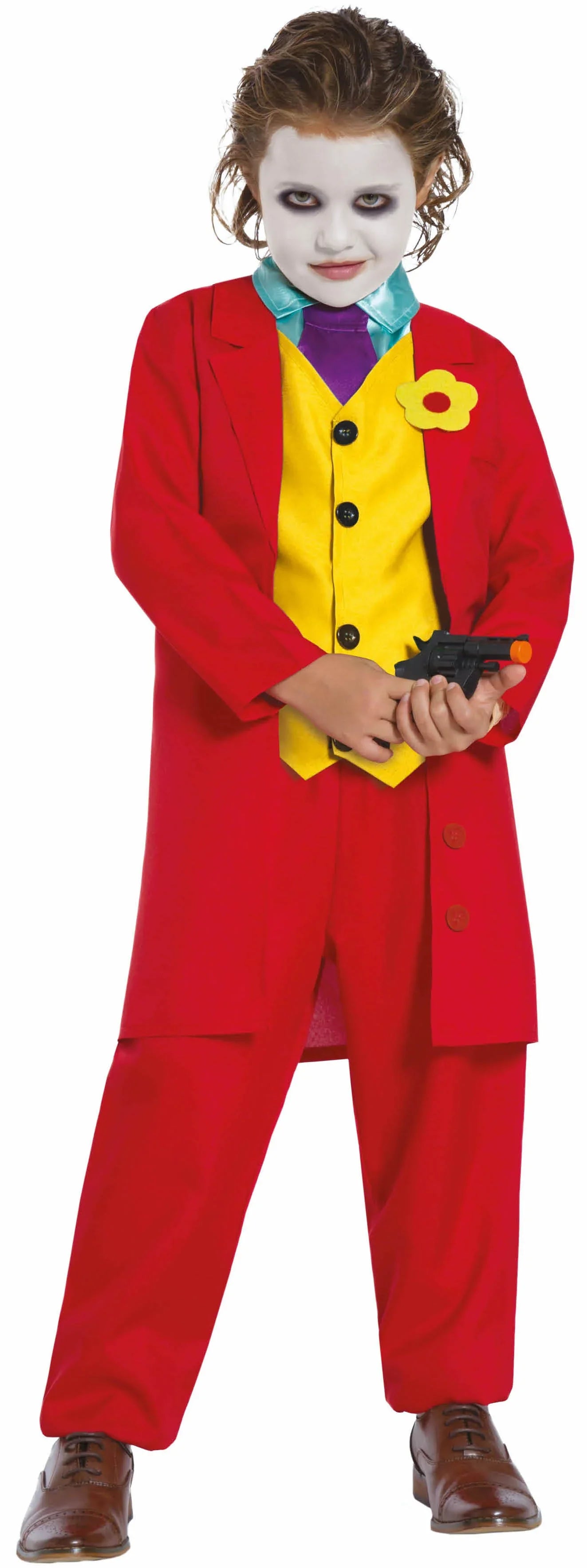Disfraz de Joker Rojo para Niño Joker Guirca