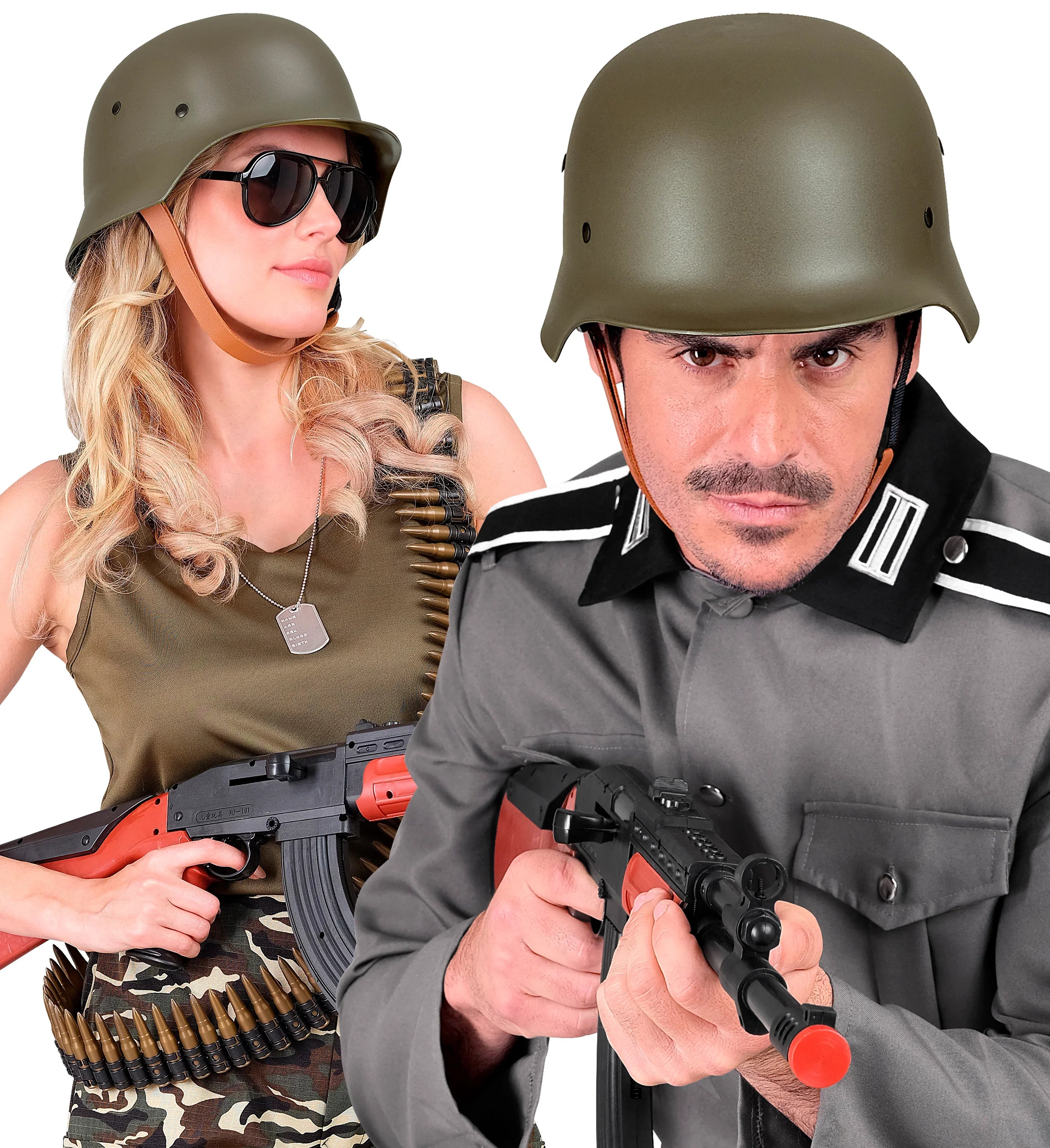 Casco Militar Verde para Adulto Complementos Militares Widmann