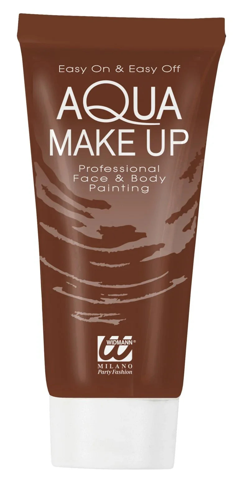 Maquillaje al Agua Marrón en Tubo Maquillaje al Agua Widmann