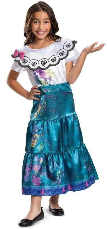 Disfraz de Mirabel de Encanto de Disney para Niña Cuentos y Dibujos Animados Liragram