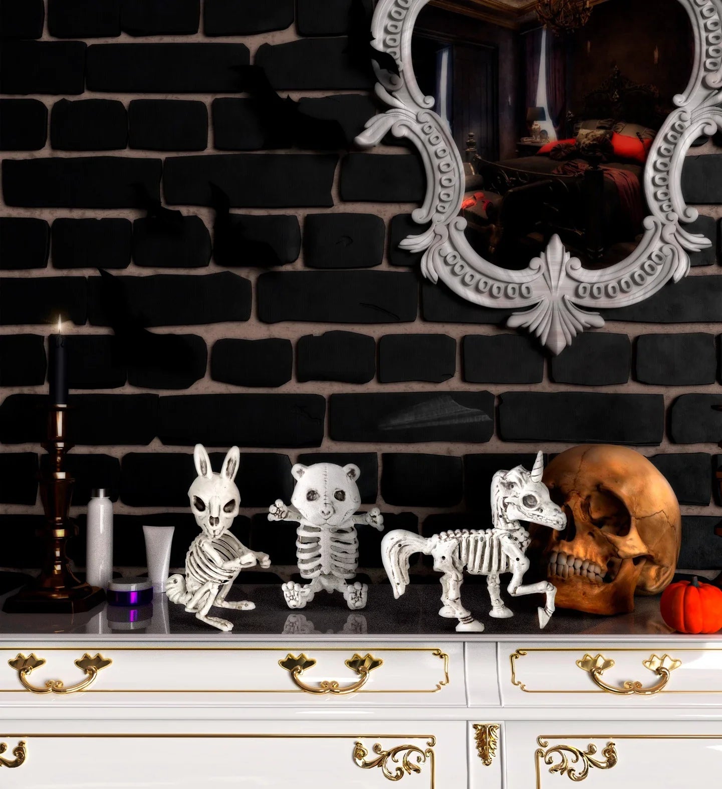 Esqueleto de Osito de Decoración de Halloween Esqueletos Widmann