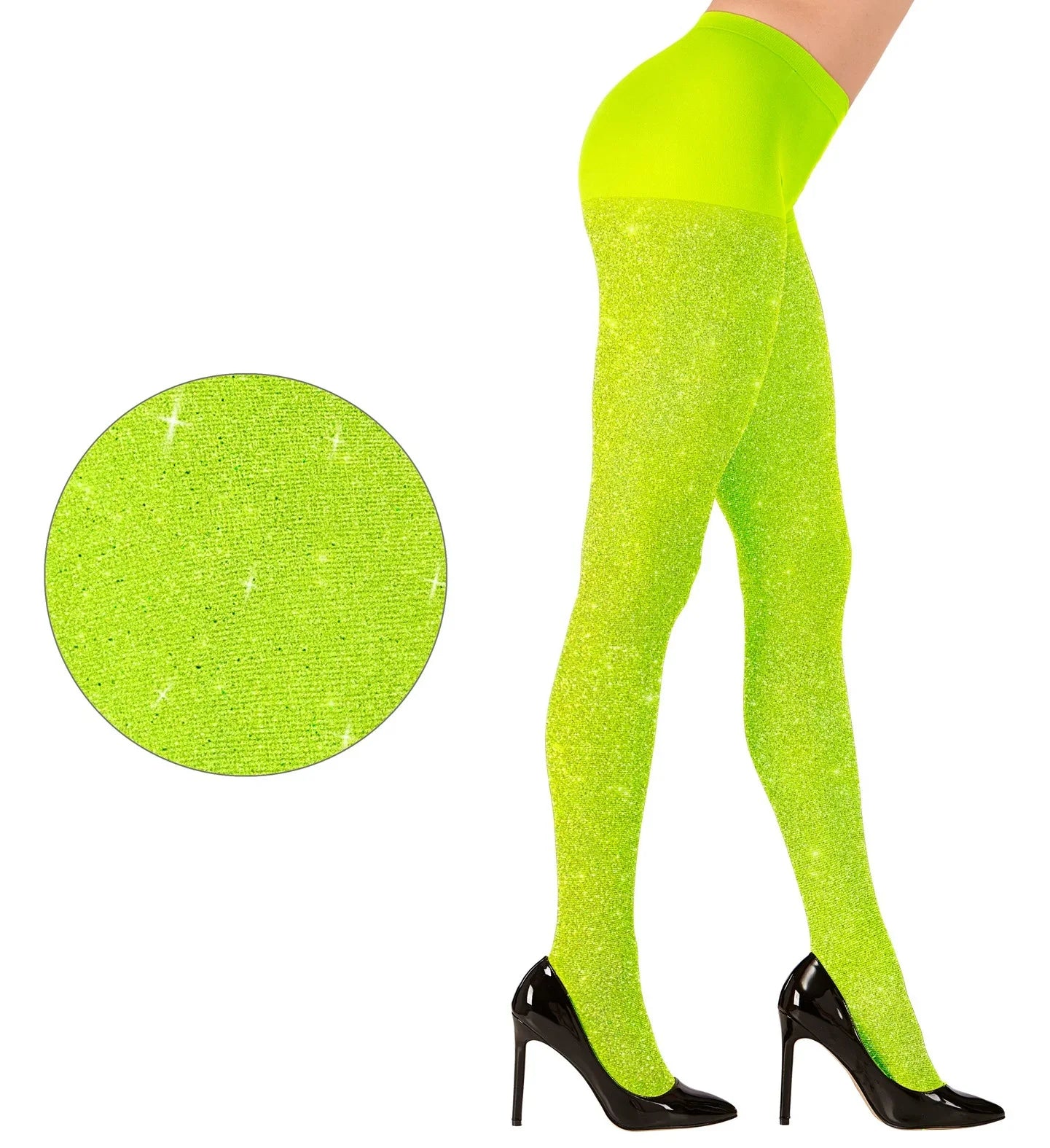 Pantys Verdes con Brillos para Adulto COMPLEMENTOS Widmann