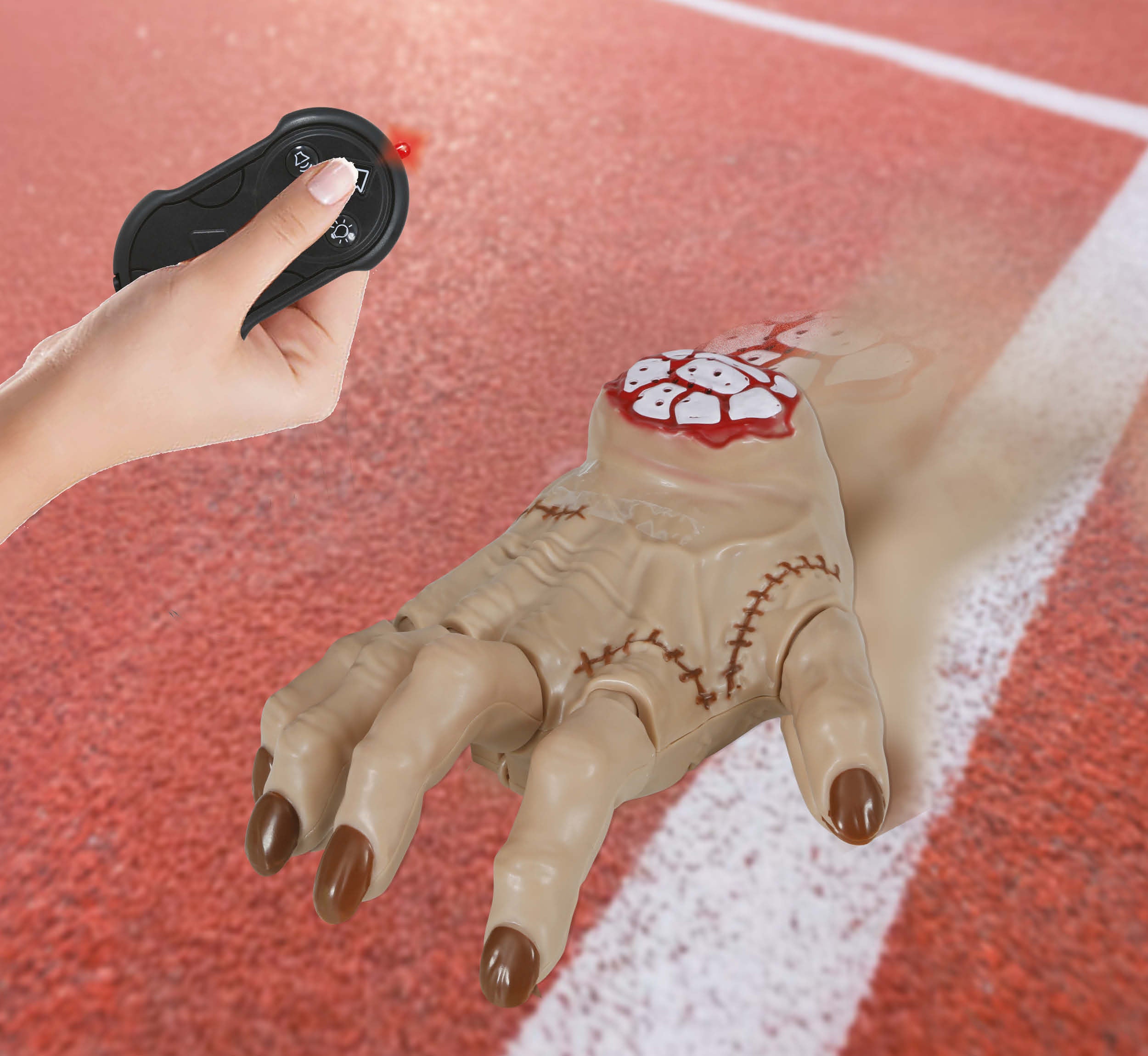 Mano con Luce, Suono e Movimento con Telecomando