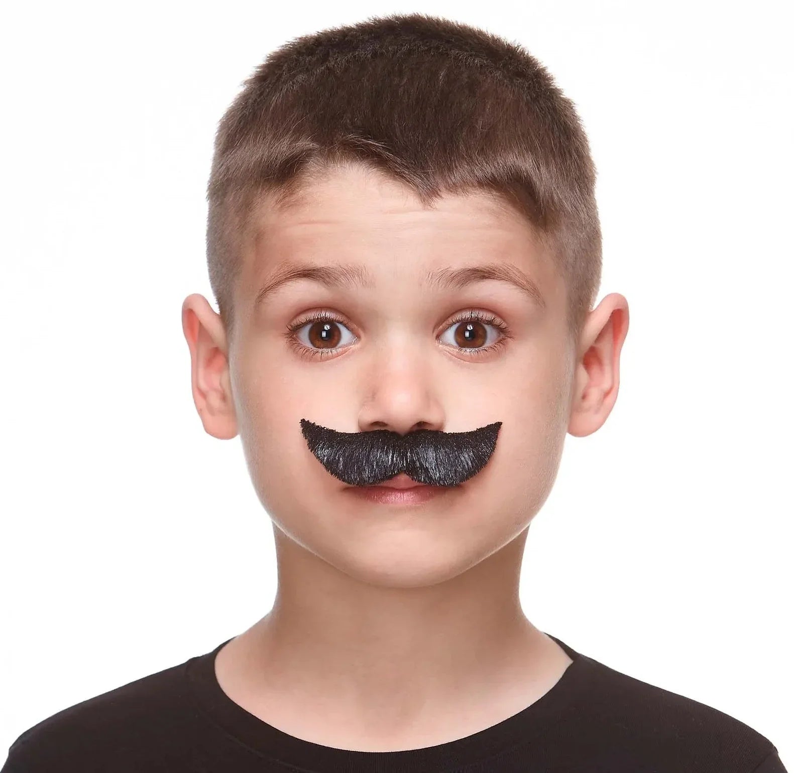 Bigote Negro Corto Infantil Barbas y Bigotes Viving