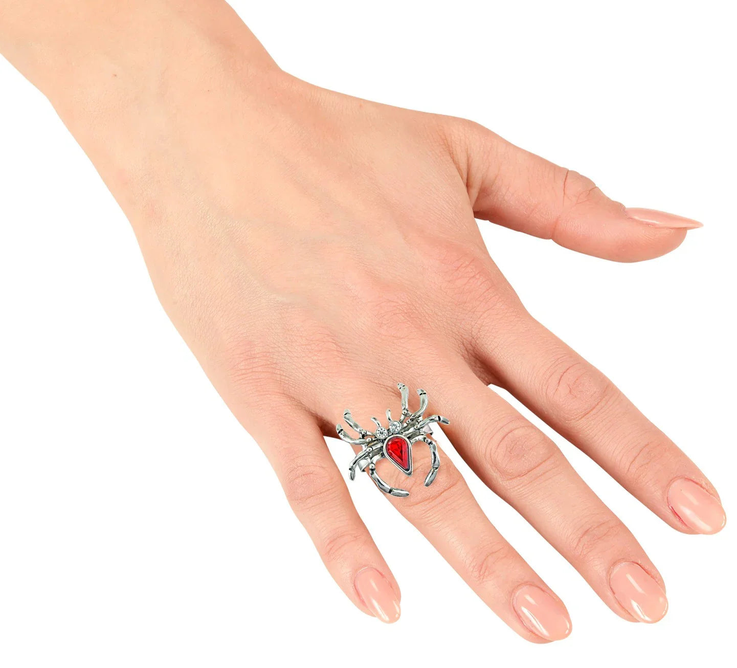 Anillo de Araña con Gema Roja Anillos Widmann