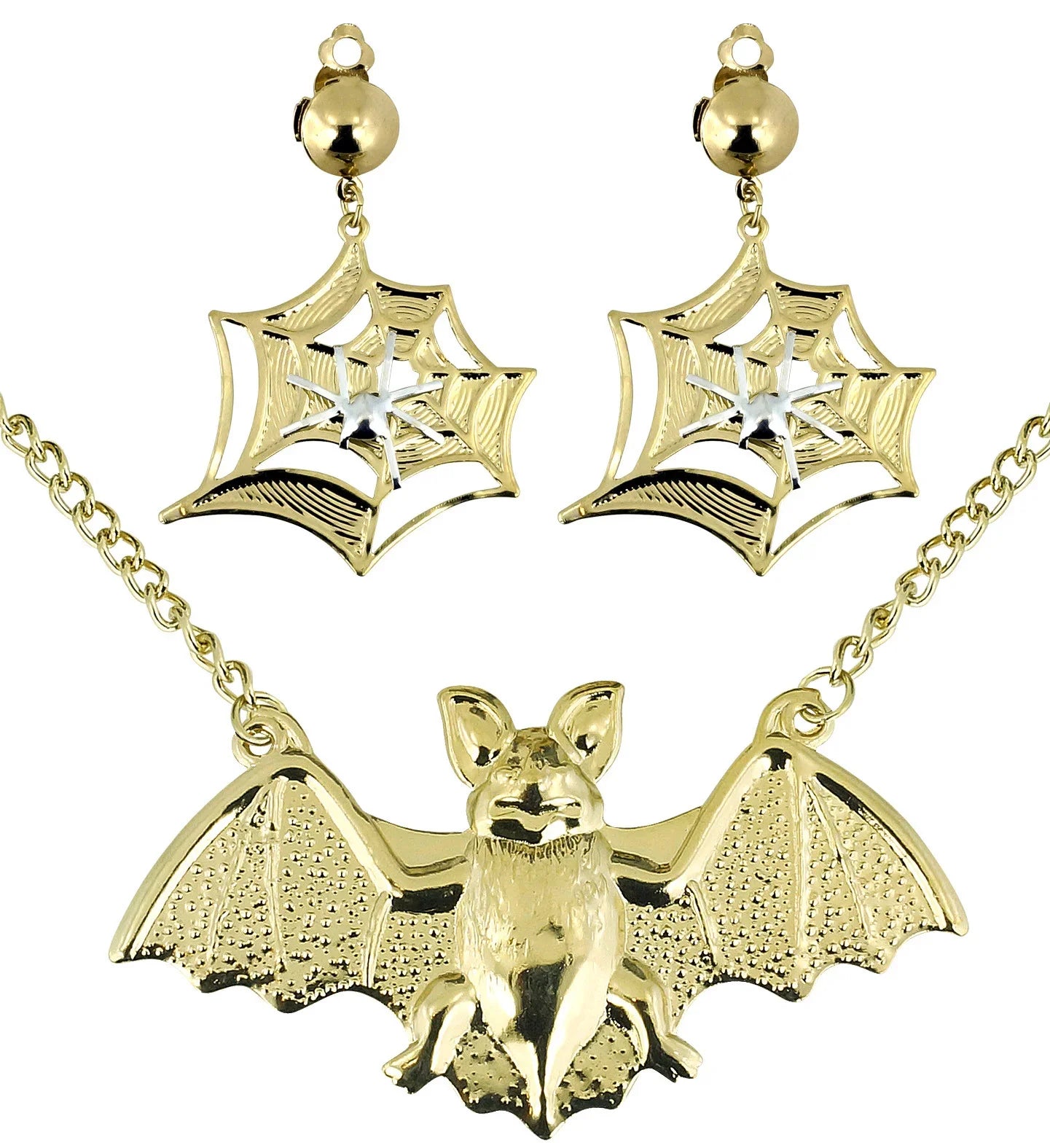 Collar Murciélago con Pendientes Telaraña COMPLEMENTOS Widmann