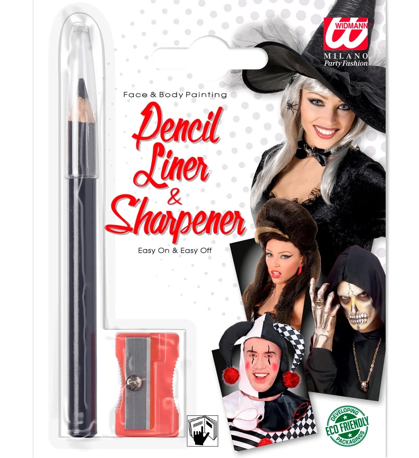 Lápiz Perfilador de Ojos Negro y Sacapuntas Lápices Widmann