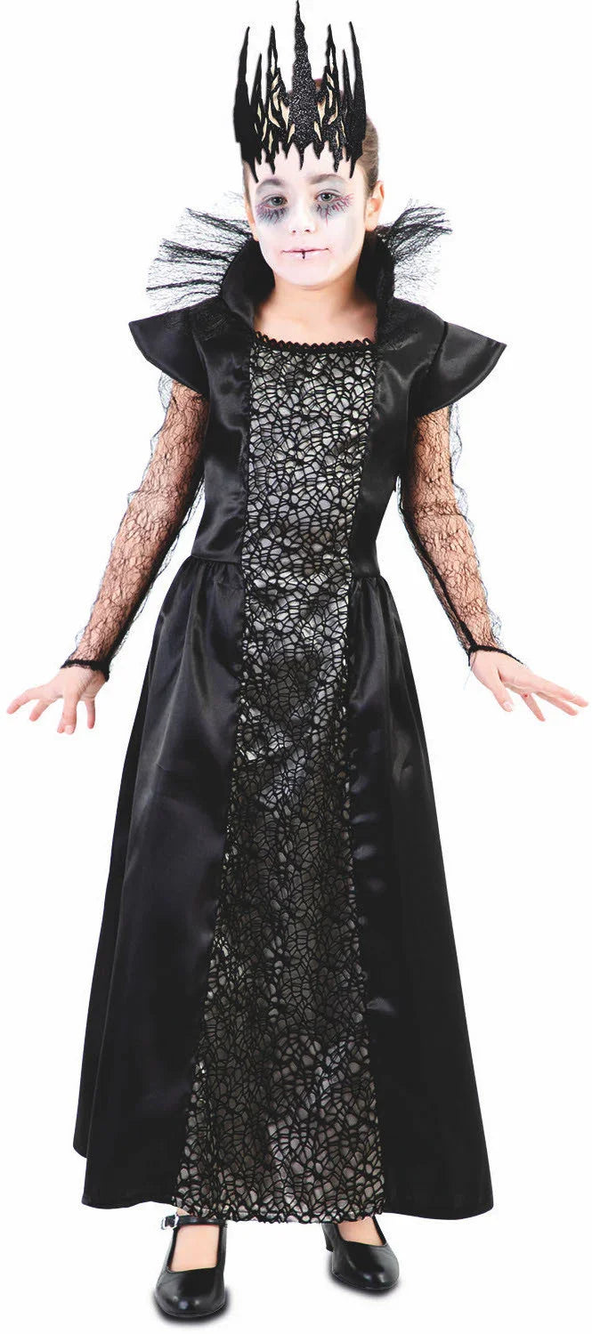 Disfraz de Reina Malvada Oscura Infantil Halloween Infantiles EuroCarnavales