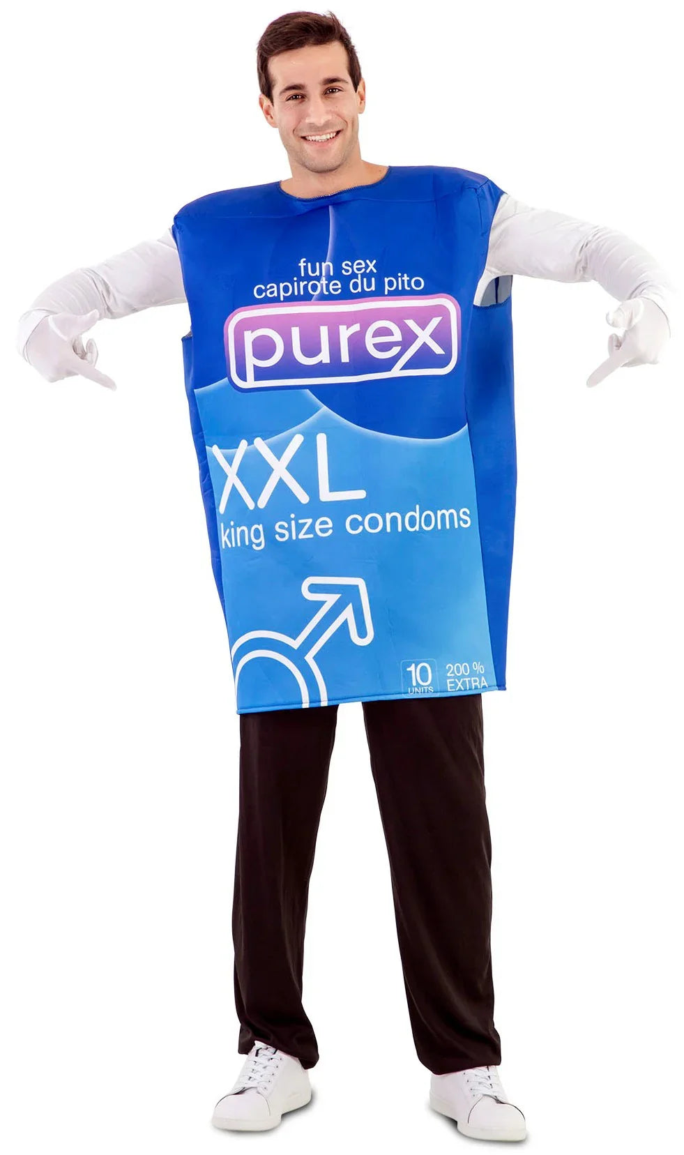 Disfraz de Caja de Preservativos para Hombre Despedidas EuroCarnavales