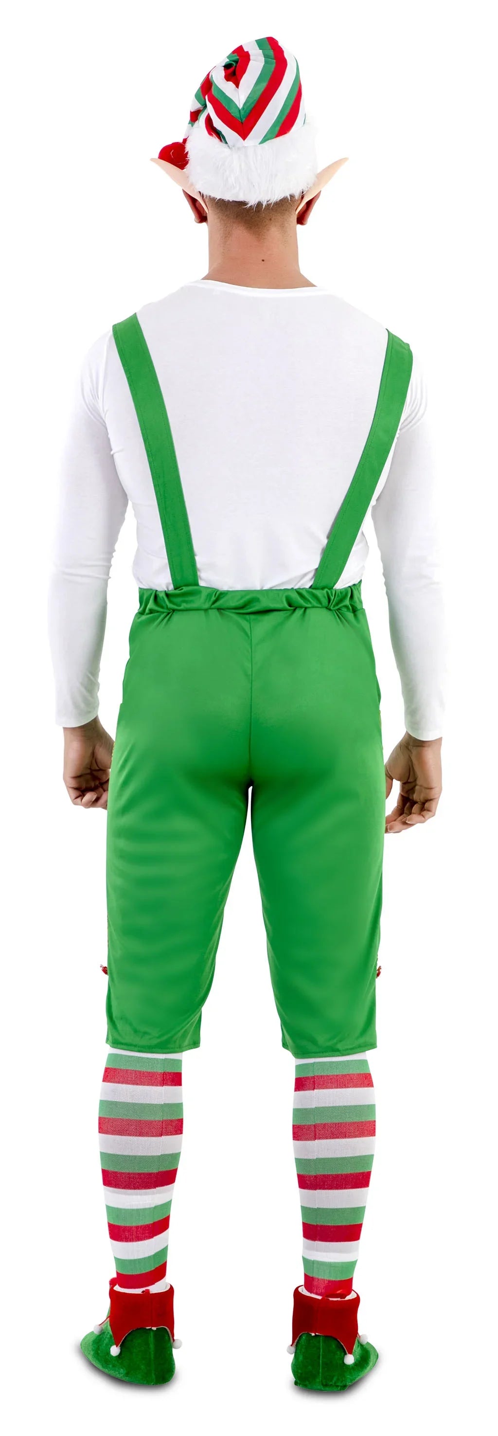 Disfraz de Elfo con Peto para Hombre Elfos Navideños EuroCarnavales