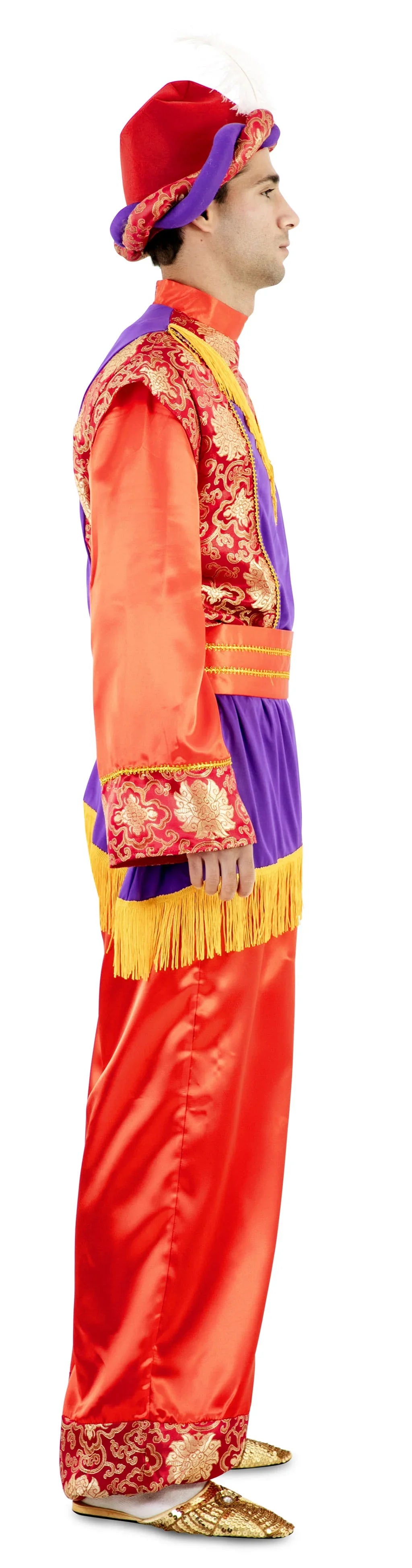 Disfraz de Paje Clásico Rojo para Hombre Reyes Magos y Pajes EuroCarnavales