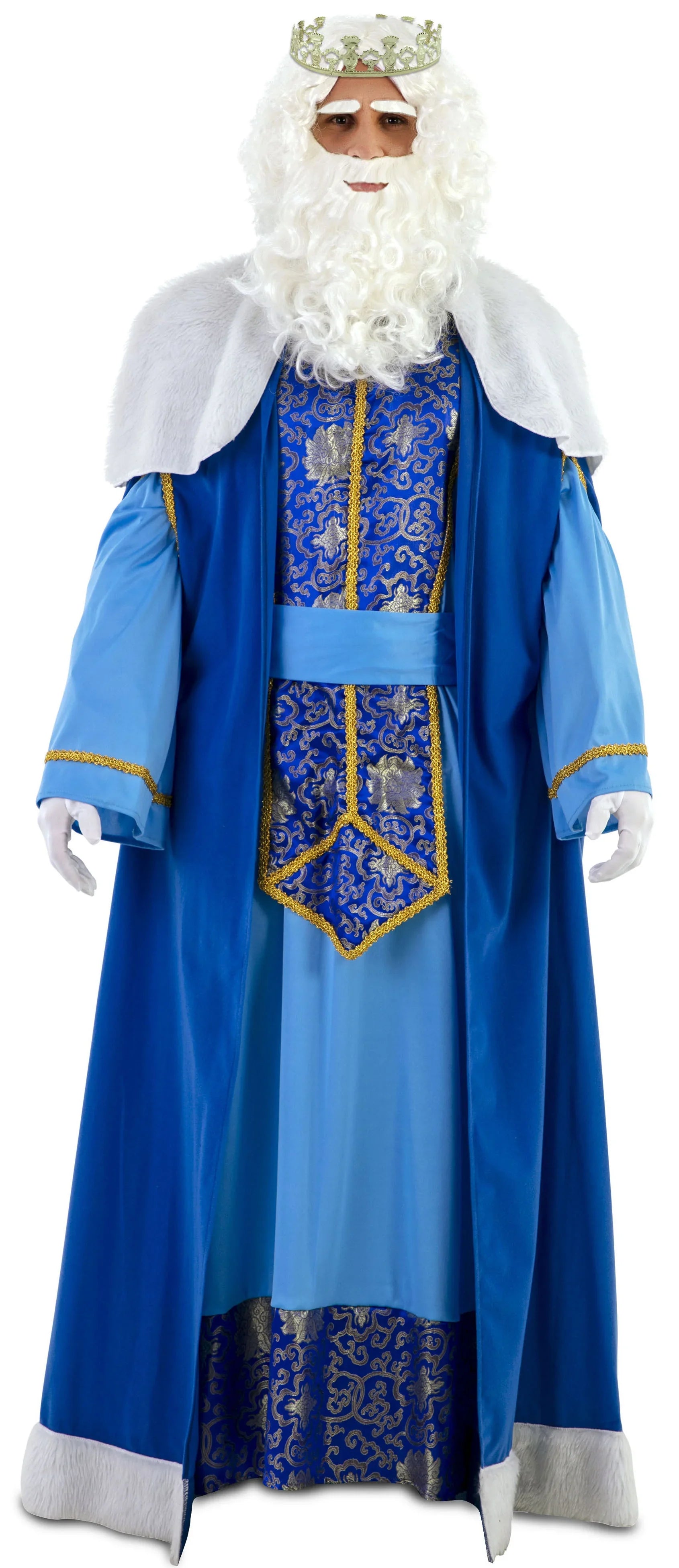 Disfraz de Rey Mago Azul Clásico para Hombre Reyes Magos y Pajes EuroCarnavales