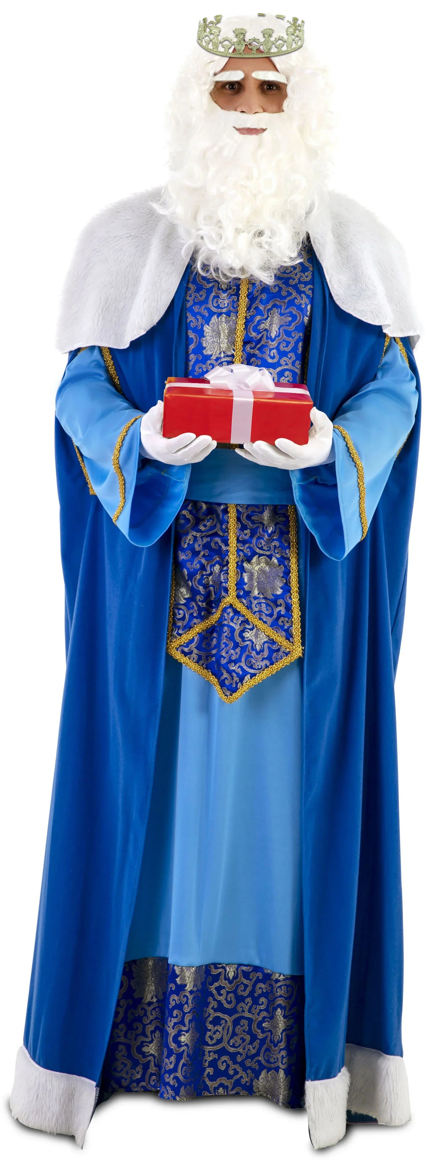 Disfraz de Rey Mago Azul Clásico para Hombre Reyes Magos y Pajes EuroCarnavales