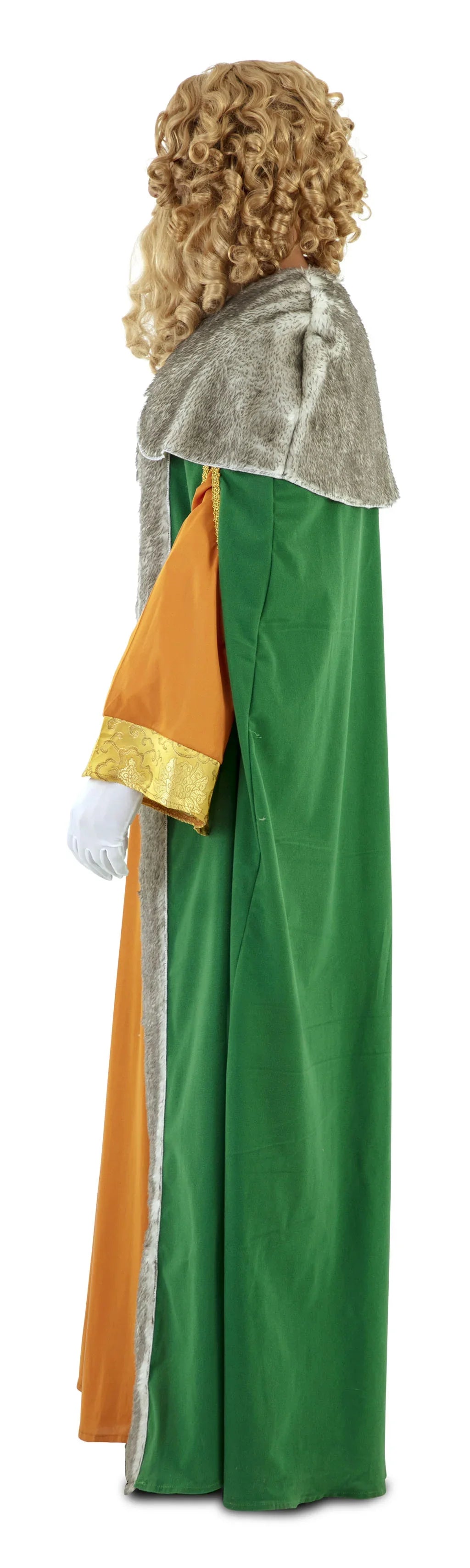 Disfraz de Rey Mago Verde Clásico para Hombre Reyes Magos y Pajes EuroCarnavales