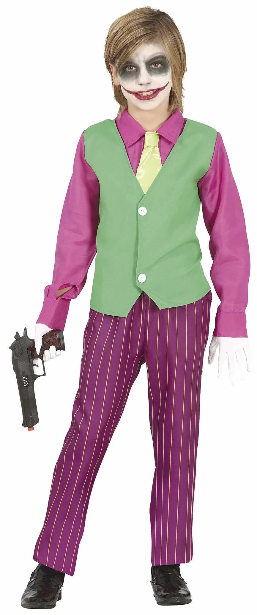 Disfraz de Joker Maligno para Niño Joker Guirca