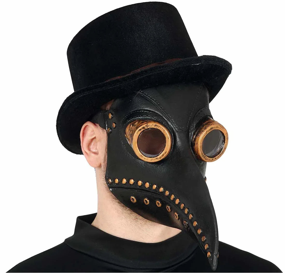 Máscara de la Peste Negra de Látex Máscaras Halloween Guirca