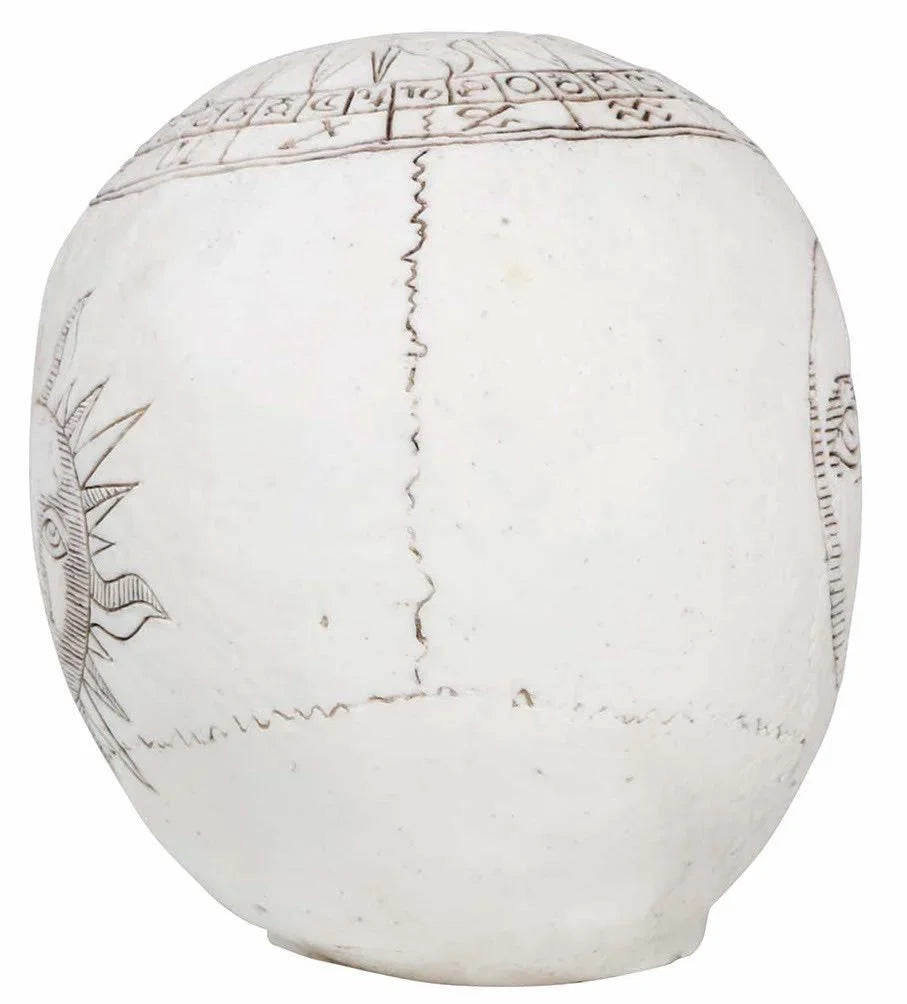 Calavera Espiritismo de Decoración 20cm Calaveras Guirca