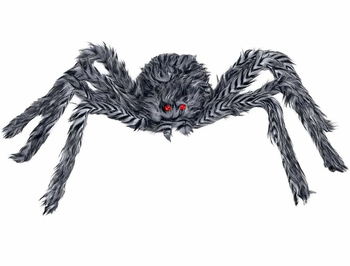Araña Gris Peluda de 60cm Arañas y Telarañas Guirca