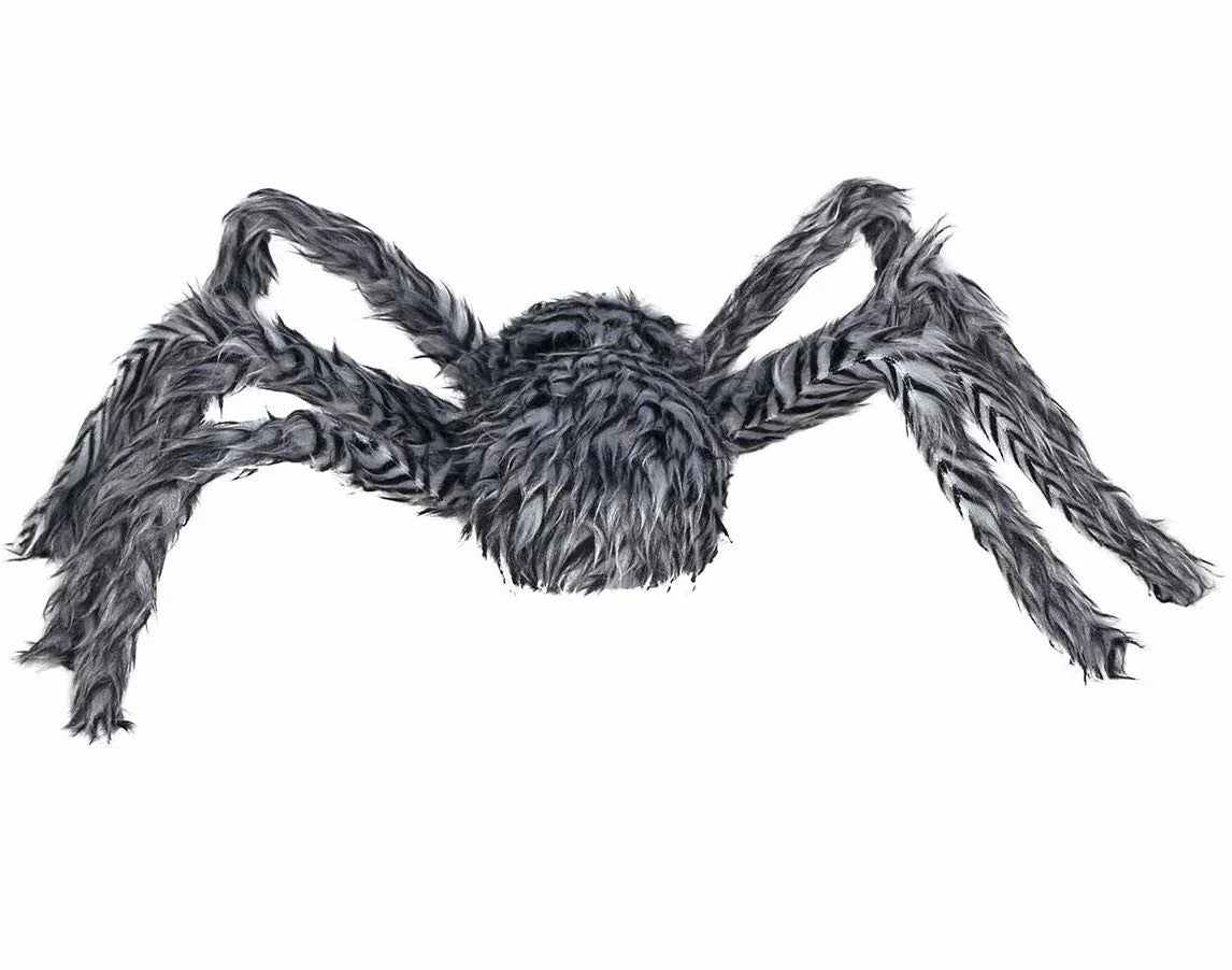 Araña Gris Peluda de 60cm Arañas y Telarañas Guirca