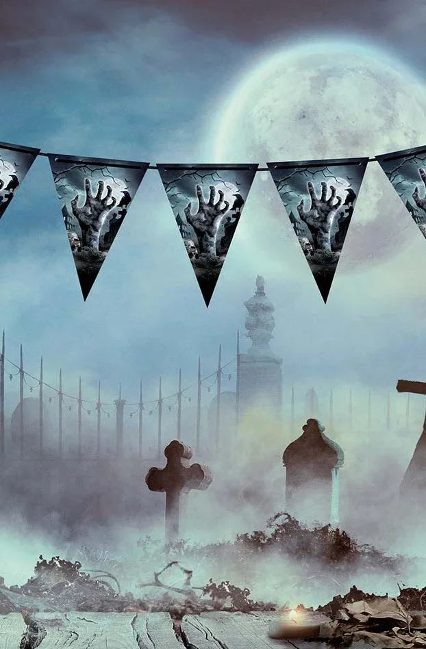 Guirnalda Noche de los Muertos Vivientes Guirnaldas de Halloween Guirca