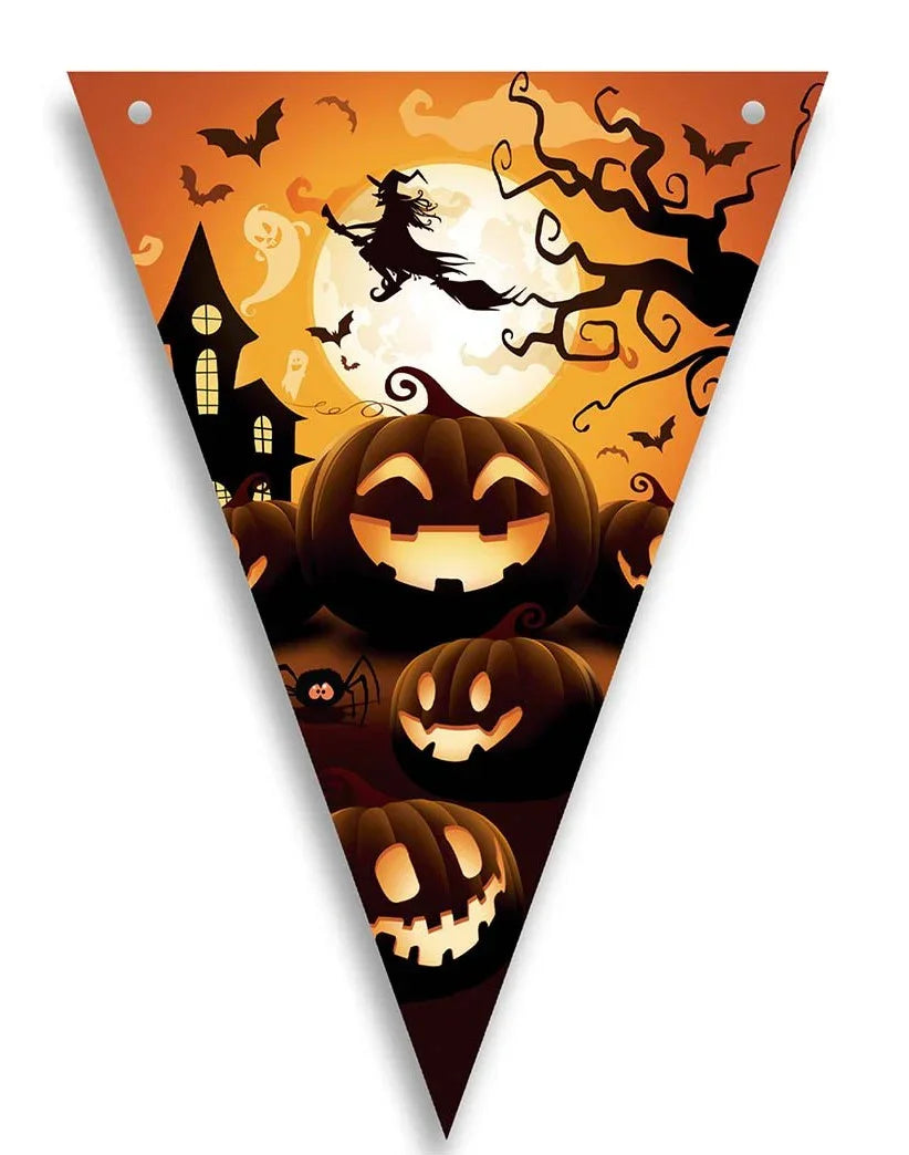 Guirnalda con Calabazas de la Noche de Halloween Guirnaldas de Halloween Guirca