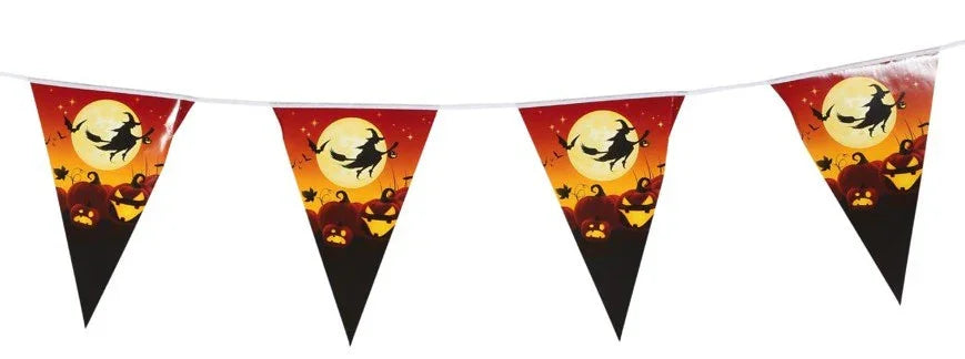 Guirnalda Brujas y Calabazas Halloween Guirnaldas de Halloween Guirca