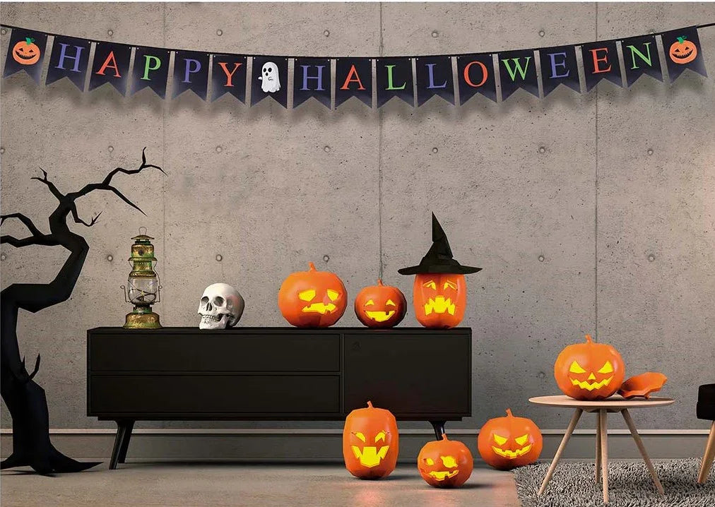 Guirnalda Happy Halloween para Decoración de 3 Metros Guirnaldas de Halloween Guirca