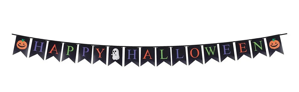 Guirnalda Happy Halloween para Decoración de 3 Metros Guirnaldas de Halloween Guirca