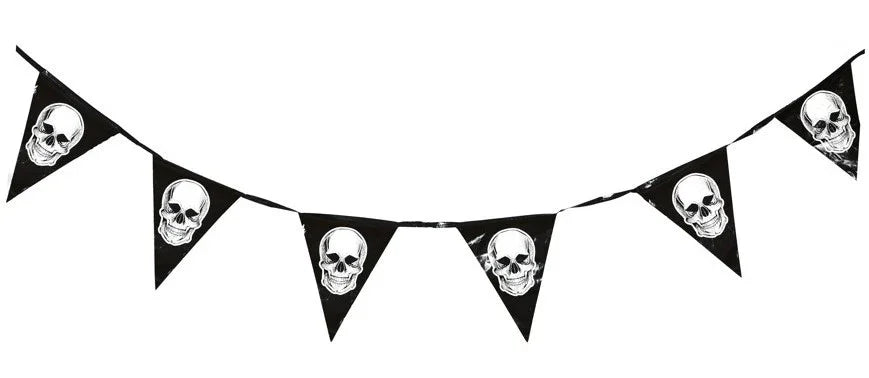 Guirnalda con Calaveras para Decoración de Halloween Guirnaldas de Halloween Guirca