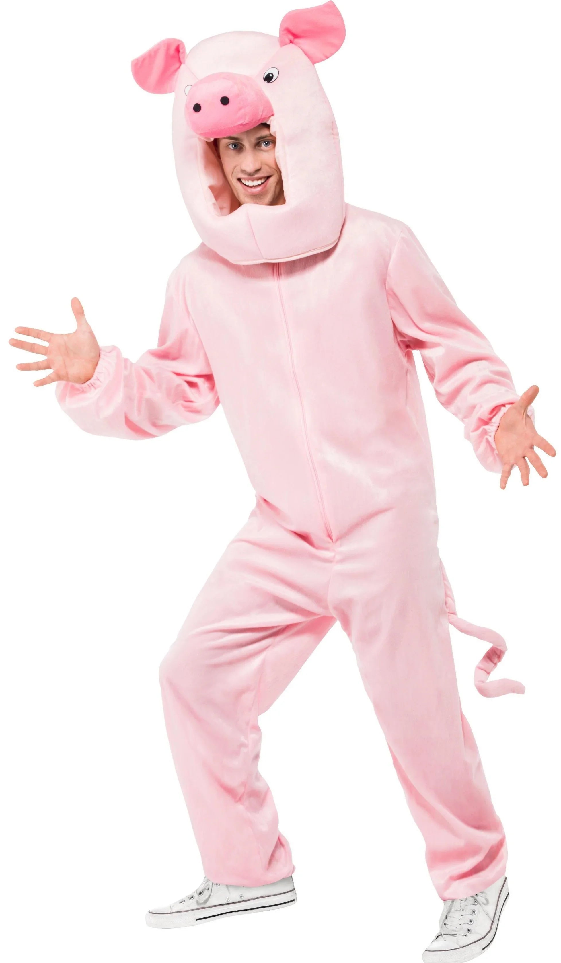 Disfraz de Cerdito Rosa para Hombre Cerdo Smiffys