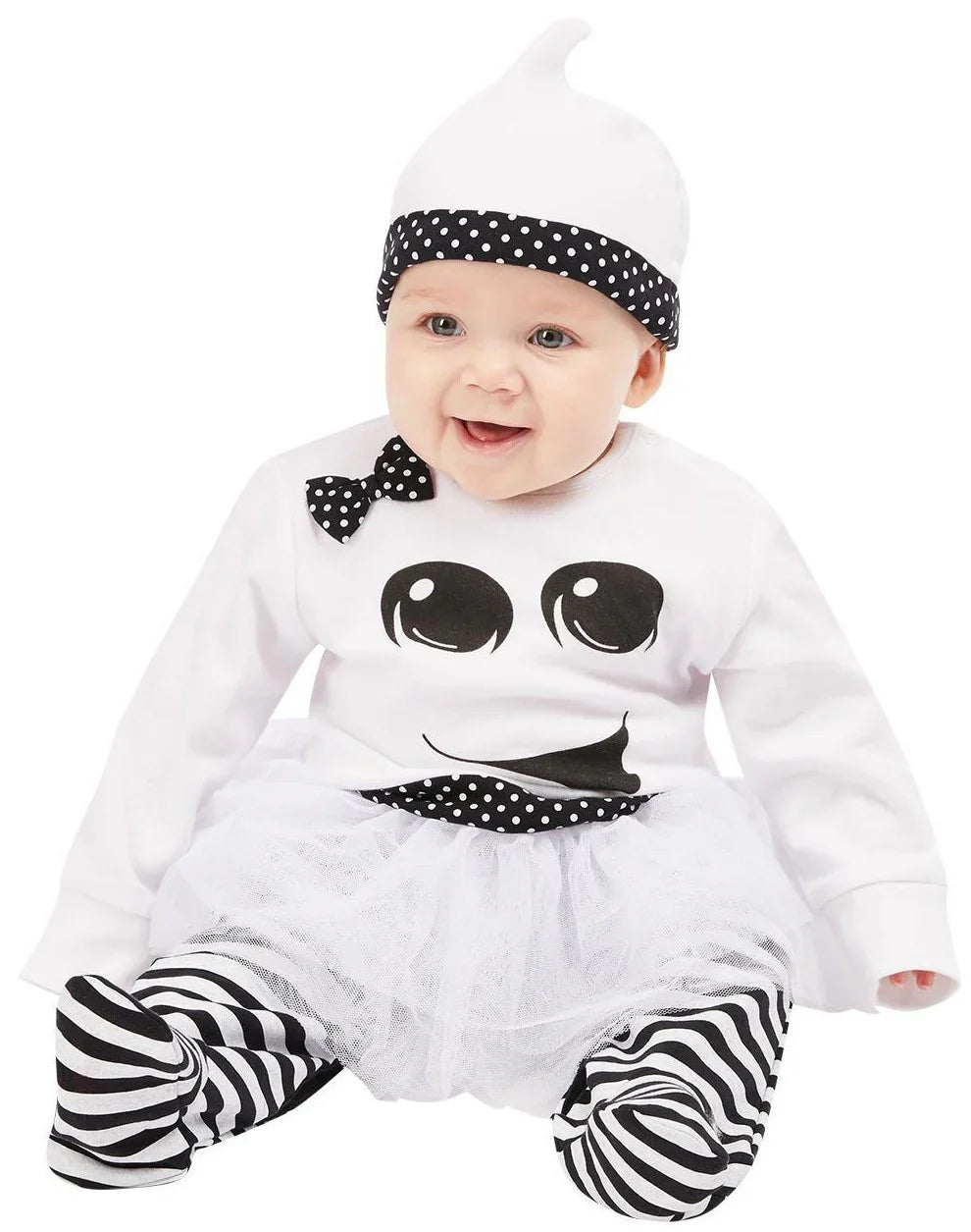 Disfraz de Fantasma con Tutú para Bebé Fantasmas Smiffys